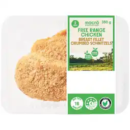Woolworths Macro Free Range Australian Chicken Schnitzel – From the Meat Dept offer
