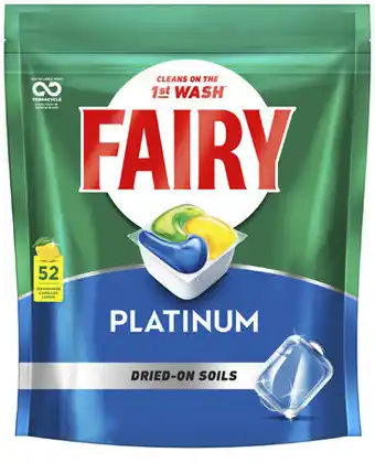 Coles Fairy Platinum Dishwashing Tablets offer
