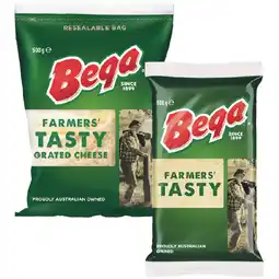 Woolworths Bega Block or Grated Cheese 500g – From the Fridge offer