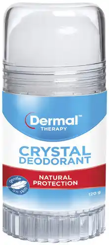 Coles NEW Dermal Therapy Crystal Rock Deodorant offer