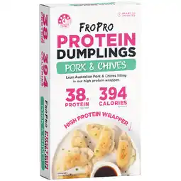 Woolworths NEW FroPro Dumplings or Dim Sim 230g offer