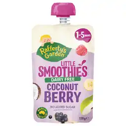 Woolworths Rafferty’s Garden Little Smoothies Pouch offer