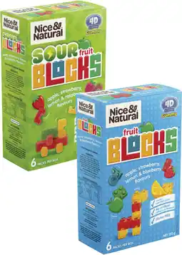 Coles Nice & Natural Fruit Blocks offer