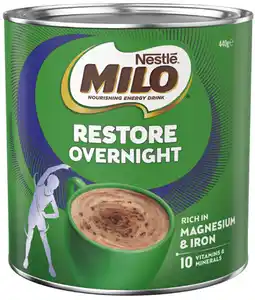Coles Nestlé Milo Restore Overnight offer