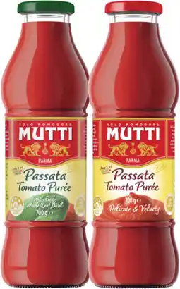 Coles Mutti Passata offer