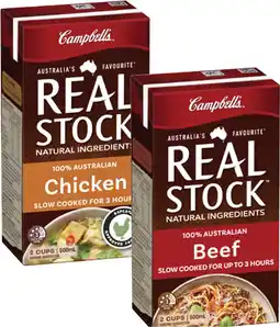 Coles Campbell's Real Stock offer
