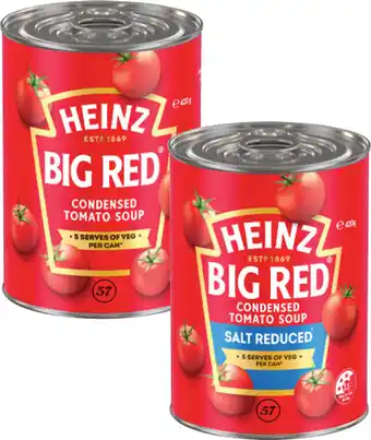 Coles Heinz Big Red Tomato Soup offer