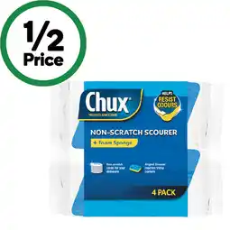 Woolworths Chux Non-Scratch Scourer Sponge offer