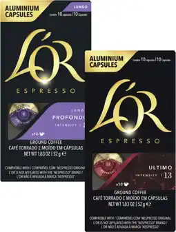 Coles L'Or Espresso Nespresso Compatible Coffee Capsules offer