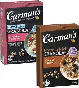 Coles Carman's Granola-450g offer