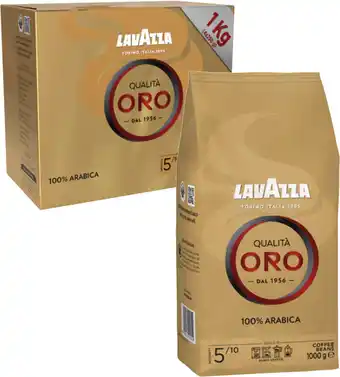 Coles Lavazza Qualita Oro Coffee Beans or Ground 1kg offer