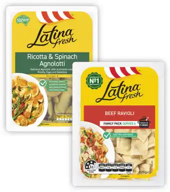 Coles Latina Filled Pasta offer