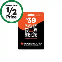 Woolworths Boost $39 Starter Pack• offer