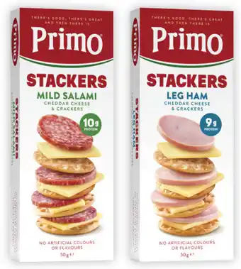 Coles Primo Stackers-57g offer