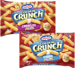 Coles Birds Eye Golden Crunch Chips offer