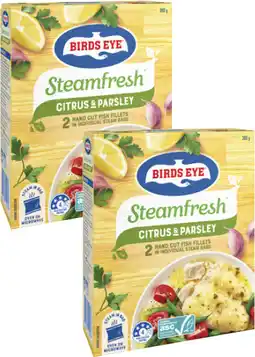 Coles Birds Eye Steamfresh Fish offer