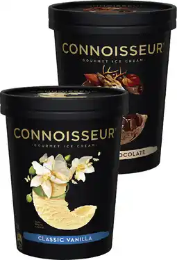 Coles Connoisseur Ice Cream Tub offer