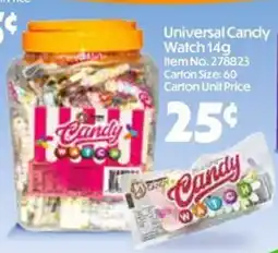 Campbells Wholesale Universal Candy Watch offer