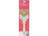 Officeworks Born Hog Paintbrush Paste Set 3 Pack offer