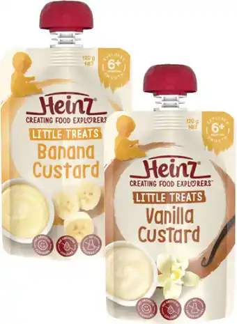 Coles Heinz 4+ Months, 6+ Months or 8+ Months Baby Food Pouch 120g offer