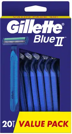 Coles Gillette Blue II Plus Disposable Razors offer