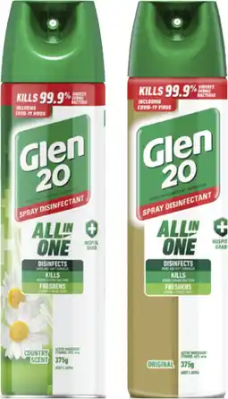 Coles Glen 20 Disinfectant Spray offer