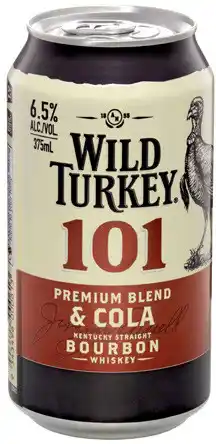 Coles Wild Turkey & Cola 101 Cans offer