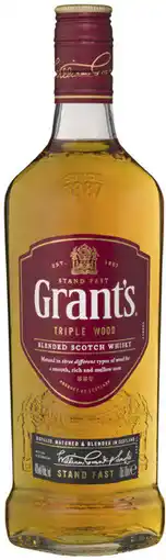 Coles Grant’s Triple Wood Scotch Whisky offer