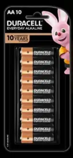 Campbells Wholesale Duracell Everyday Alkaline Batteries AA or AAA offer