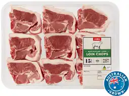 Coles Coles Australian Lamb Loin Chops offer