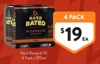 Hard Rated Alcoholic Orange