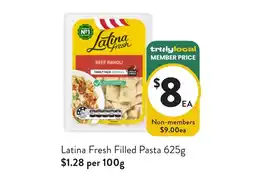 Foodworks Latina Fresh Filled Pasta offer
