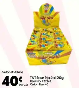 C-Store Distribution TNT Sour Rip Roll offer