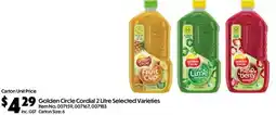 C-Store Distribution Golden Circle Cordial offer