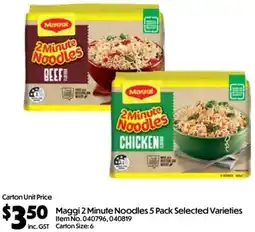 C-Store Distribution Maggi 2 Minute Noodles Selected Varieties offer