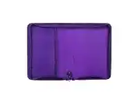 AusInc A4 Zipped Document Folder Purple