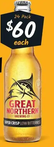 Cellarbrations Great Northern Super Crisp Low Bitterness offer