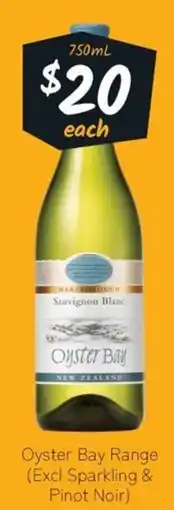 Cellarbrations Oyster Bay Sauvignon Blanc offer