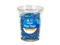 Officeworks Kevron ID5 Key Tags Blue 50 Pack offer