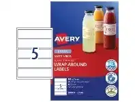 Officeworks Avery Durable Wraparound Labels 196 x 51mm 60 Pack offer