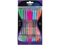 Officeworks Artline Smoove Ballpoint Pens Bright 10 Pack offer