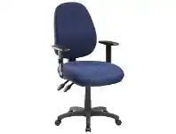 Officeworks Pago Matrix II Plus Heavy-Duty Ergonomic Chair Arms Dark Navy offer