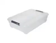 Ezy Storage Solutions and Storage Box 38L Clear