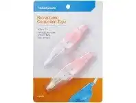 Officeworks Studymate Retractable Correction Tape 5mm x 4m Pink offer