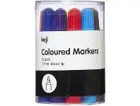 Officeworks Keji Mini Coloured Markers 2.9mm 12 Pack offer
