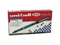Officeworks Uniball Uni-Ball Eye Micro Rollerball Pens Black 12 Pack offer