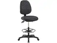 Officeworks Pago Matrix II High Back Drafting Chair Black offer