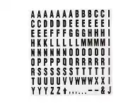 Officeworks J.Burrows Magnetic Letters 19mm 120 Pack offer