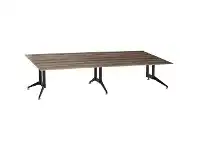 Officeworks Stilford Professional Meeting Room Table 3600 x 1200mm Walnut offer