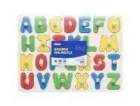 Officeworks Kadink Wooden Peg Puzzle Alphabet offer